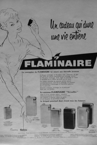 Werbung feuerzeug flamingo - werbung,