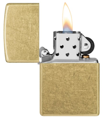 Zippo sturmfeuerzeug brass - zippo,