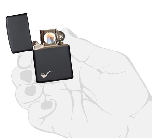 Zippo sturmfeuerzeug black - zippo,