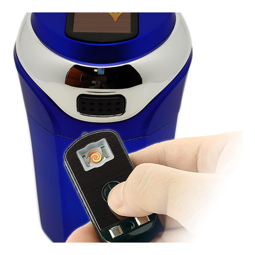 Auto aschenbecher blau mit - aschenbecher,