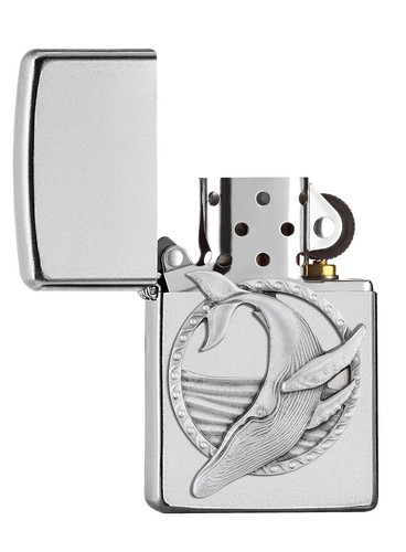 Zippo sturmfeuerzeug blauwal - zippo,